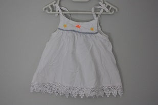 18-24 months ackermans adjustable strap top with buttons on back