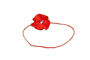 Headband elastic with flower 1-3 years